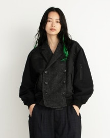 【受注】【POINT２倍】【STOFストフ】Trompe l’oeil Blouson(SF24AW-03) (2色）