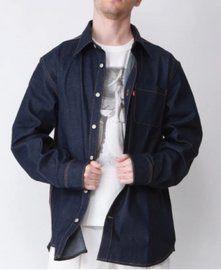 【TMT】WIDE 12oz DENIM SHIRTS（TSHF2408）(シャツ/SHIRTS/トップス/24AW)