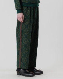 【Sasquatchfabrix / サスクワッチファブリックス】 CURLED UP DRAGON  TRACK PANTS (24AW-PA9-015)