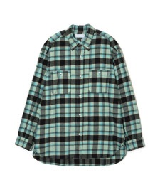 【FACETASM ファセッタズム】ORIGINAL CHECK BUTTON DOWN SHIRT/BLACK×BLUE/ブラック×ブルー（2色）