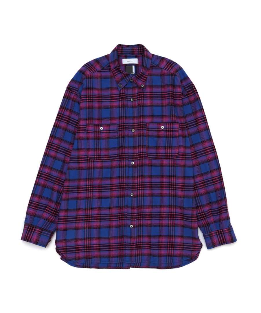 FACETASM ファセッタズム】ORIGINAL CHECK BUTTON DOWN SHIRT