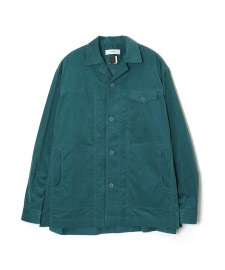 【FACETASM ファセッタズム】CORDUROY SHIRT/BLUE×GREEN/ブルー×グリーン（2色）