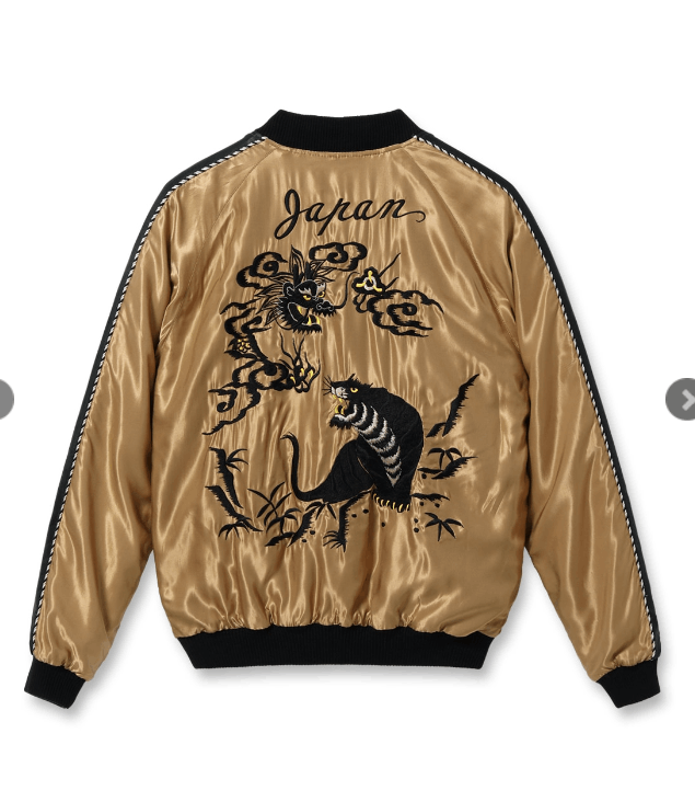 希少 BEAMS × TOYOテーラー東洋 チマヨ オルテガ柄 刺繍 スカジャン