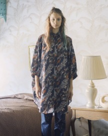 【bedsidedrama ベッドサイドドラマ】 Arts & Crafts Big Dress Shirt　(BSD25SS-04） (2色）