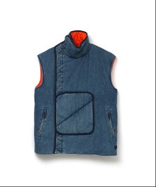 【FACETASM×G-STAR】G-STAR x FACETASM DIVER PADDED VEST/INDIGO