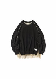 【WIZZARD (ウィザード)】LAYERED ZIP SWEAT（W25SS-DC020）（3色）