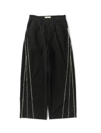 【WIZZARD (ウィザード)】CUT OFF BAGGY TROUSERS(W25SS-PA01X)（2色）
