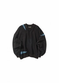 【WIZZARD (ウィザード)】RIB PANELED L/S T-SHIRT（W25SS-DC060）（4色）