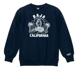 【TMT】リバースウィーブ スウェットシャツ(marmaid)／NAVY/ TSWF24SP07(3色)