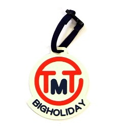 【TMT】LOGO SILICON NAME PLATE / NAVY（TACF2303）(キーホルダー/アクセサリー/24SS)