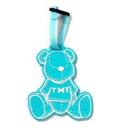 【TMT】LOGO SILICON NAME PLATE / SAX（TACF2304）(キーホルダー/アクセサリー/24SS)