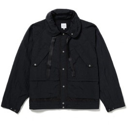 【25SS】【Sasquatchfabrix / サスクワッチファブリックス】NYLON MARINE JACKET 25SS-JKL-001 / BLACK