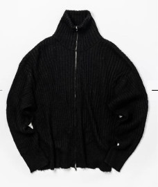 【即納】【WIZZARD/ウィザード】HI NECK ZIP KNIT（W23AW-KN010）