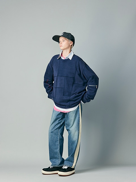 ウィズリミテッド WHIZLIMITED】PATCH SWEAT (25SS)（スウェット）（2