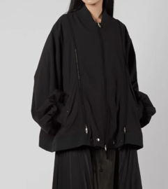 【POINT５倍】【Wizzard ウィザード 】 VISCOSE FLARE BOMBER JACKET（ブラック）