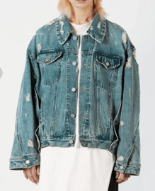 【WIZZARD (ウィザード)DENIM BLOUSON (DAMAGE)（1色）
