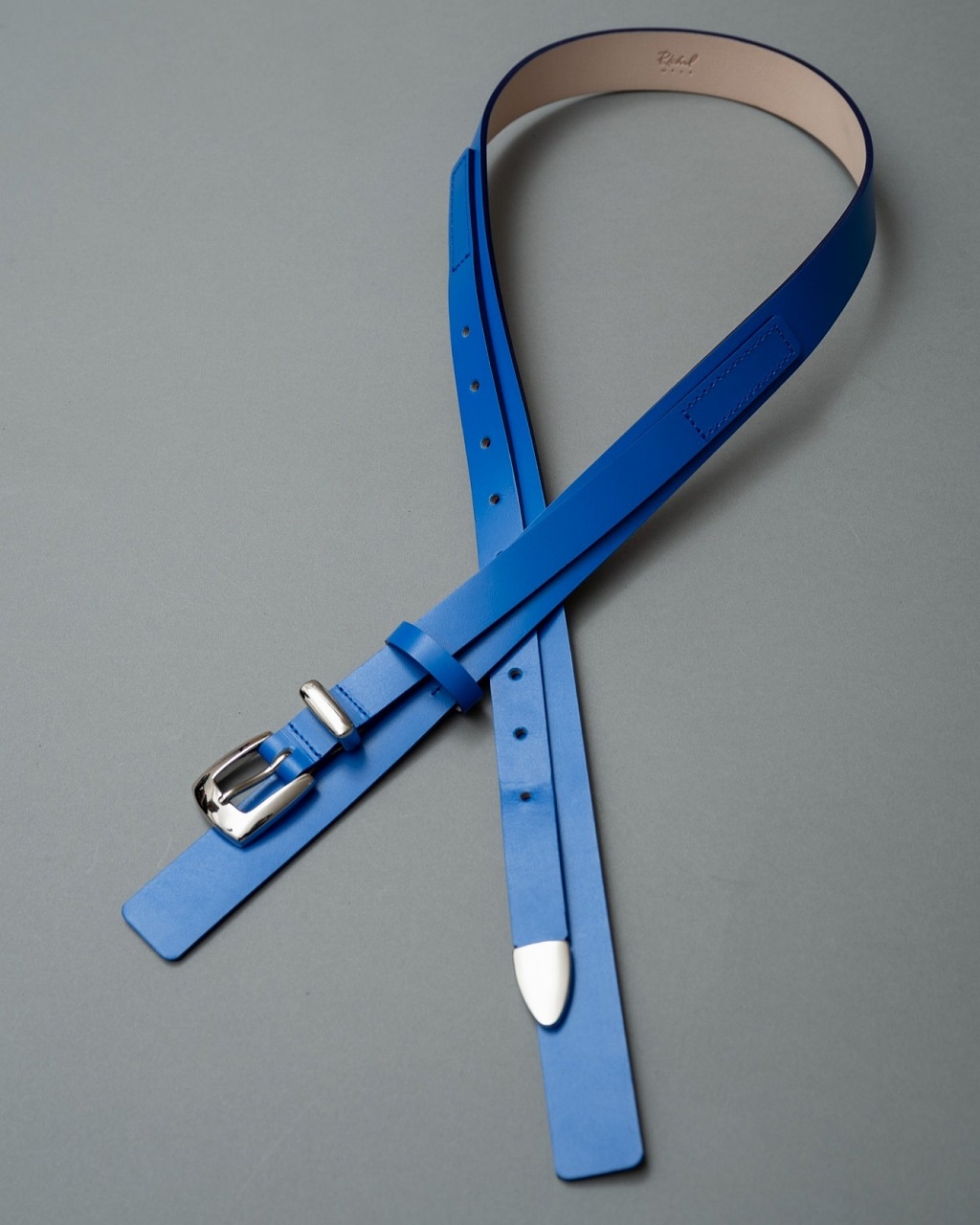 POINT2倍!!】【Rich I/リッチアイ】 MARK [LAYERED BELT（ Rich I-08-A Rich IMARK LAYERED BELT ブルー