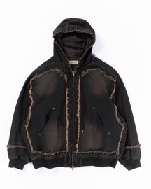【予約】【納期 8月-9月頭】【WIZZARD (ウィザード)CUT UP HOODIE JACKET (W25AW-BL040)（3色）