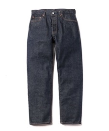 【MR.OLIVEミスターオリーブ】15oz OLD SELVAGE DENIM / WASHED RELAX TAPERED JEANS(m233127)