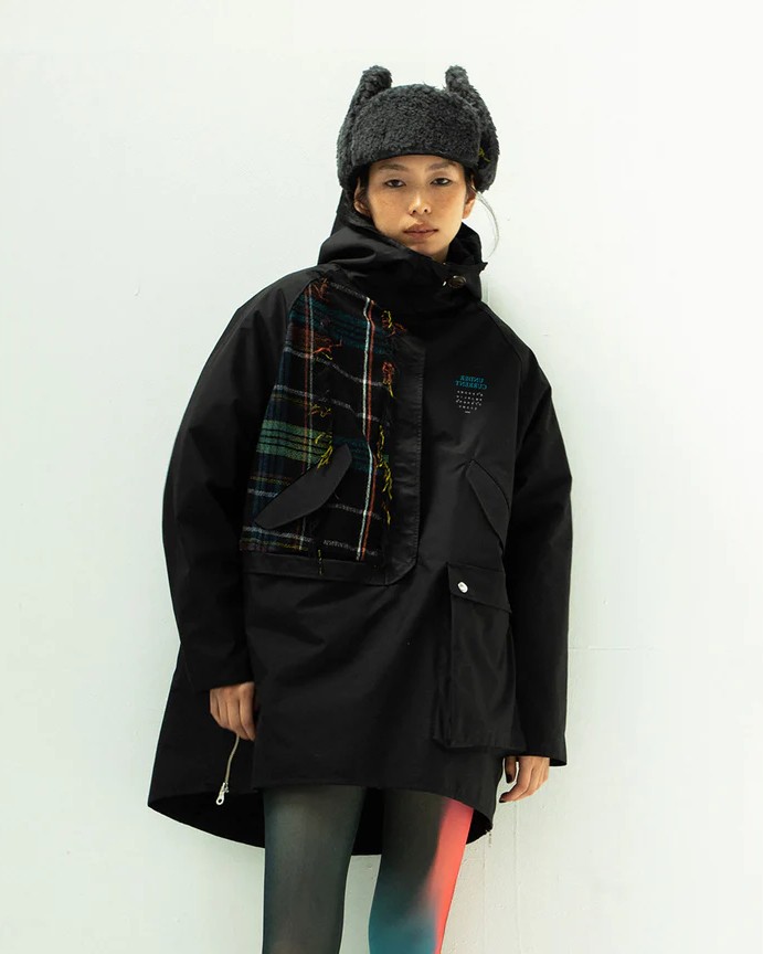 STOFストフ】【25AW先行受注】（SF25AW-01）FRINGE WOOL MIX PULLOVER 