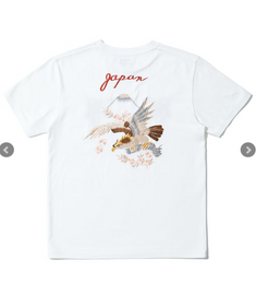 【TAILOR TOYO テーラー東洋 】SUKA T-SHIRT EMBROIDERED “EAGLE” / TT79587（刺繍Tシャツ TEE）