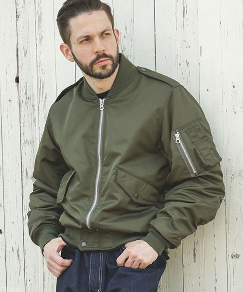 ☆【MR.OLIVEミスターオリーブ】MILITARY NYLON / L-2 FLIGHT JACKET 