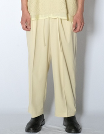 【WIZZARD (ウィザード) Wizzard ウィザード / WIDE EASY TROUSER セットアップワイドイージートラウザーズ スラックス /（LEMON）