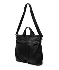 【MR.OLIVEミスターオリーブ】IMPERMA-LEATHER / HELMET BAG（ブラック）