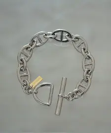 【DISCOVEREDディスカバード】ANCHOR CHAIN BRACELET（SILVER ）