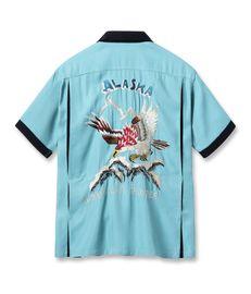【TAILOR TOYO テーラー東洋 】 SUKA SHIRT “ALASKAN EAGLE”（TT39507 ）（スカジャン刺繍シャツ）