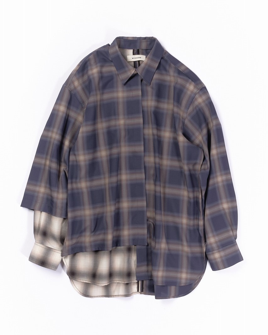 ジャケット・アウター Wizzard DOCKING LAYERED SHIRTS COAT 2