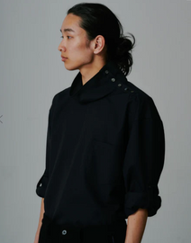 【25AW】【FACETASM ファセッタズム】WOOL HIGH NECK SHIRT（2色）