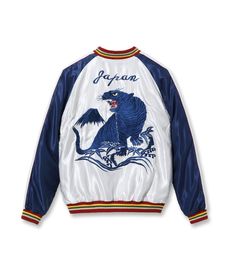 【POINT2倍】【TAILOR TOYO テーラー東洋】TT15790-170 / Mid 1950s Style Acetate Souvenir Jacket “EAGLE” × “BLUE T