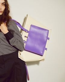 【受注得点10％ POINT還元!!】【26SS 先行予約】【Rich I/リッチアイ】Rich I-09-B-02/T.Rectangle [Leather Helmet Bag・Tote]（14）