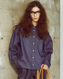 【受注得点10％ POINT還元!!】【26SS 先行予約】【Rich I/リッチアイ】Cropped Pocket Shirt (Rich I-09-SH-02)（7）