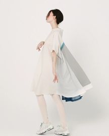 【bedsidedrama ベッドサイドドラマ】Draped Maxi Tee Dress (BSD26SS-22) (2色）