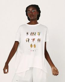 【受注】【10％ POINT還元!!】【bedsidedrama ベッドサイドドラマ】BSD26SS-25A OMNIDANCE Flare T-Shirt (BSD26SS-25A) (2色）