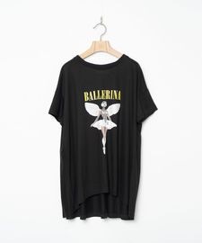 【受注】【10％ POINT還元!!】【bedsidedrama ベッドサイドドラマ】NEO BALLERINA Flare T-Shirt (BSD26SS-25C) (2色）