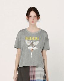 【受注】【10％ POINT還元!!】【bedsidedrama ベッドサイドドラマ】NEO BALLERINA Flare T-Shirt (BSD26SS-25C) (2色）