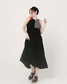 【受注】【10％ POINT還元!!】【bedsidedrama ベッドサイドドラマ】Colored Tank Dress L GREY (BSD26SS-23) (2色）
