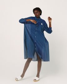 【受注】【10％ POINT還元!!】【bedsidedrama ベッドサイドドラマ】Mirage Maxi Shirt BL (BSD26SS-07) (3色）