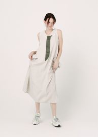 【受注】【10％ POINT還元!!】【bedsidedrama ベッドサイドドラマ】Mixed Military Dress (BSD26SS-05) (2色）
