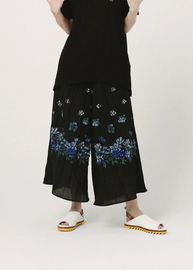 【受注】【10％ POINT還元!!】【bedsidedrama ベッドサイドドラマ】Mosaic Garden Pants (BSD26SS-02) (2色）