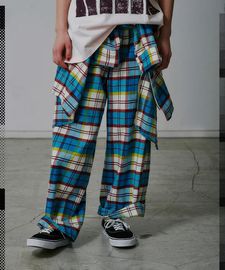 【25AW】【FACETASM ファセッタズム】CHECK PANTS（2色　チェック柄）