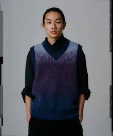 【POINT2倍】【FACETASM ファセッタズム】GRADIENT KNIT VEST（ニット）