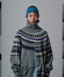 【POINT2倍】【FACETASM ファセッタズム】NORDIC KNIT（ニット）