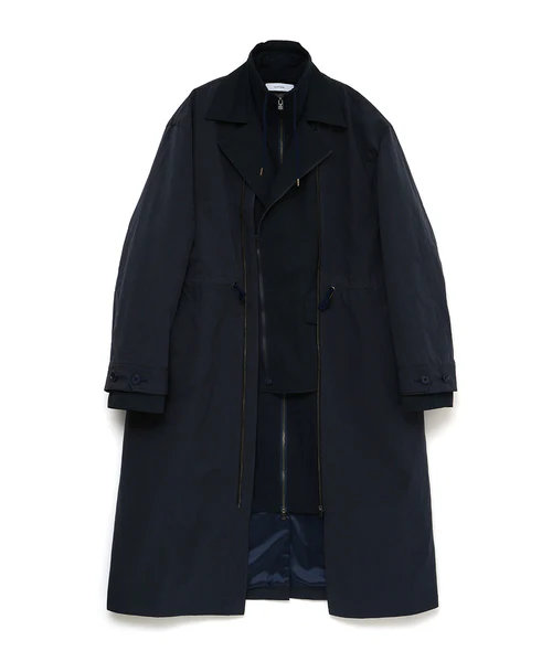 POINT2倍】【FACETASM ファセッタズム】TRIPLE LAYERED COAT（アウター