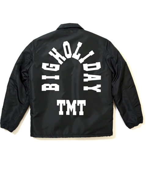 POINT2倍】【TMTティーエムティー】BIG LOGO NYLON BOA JACKET(4色) S