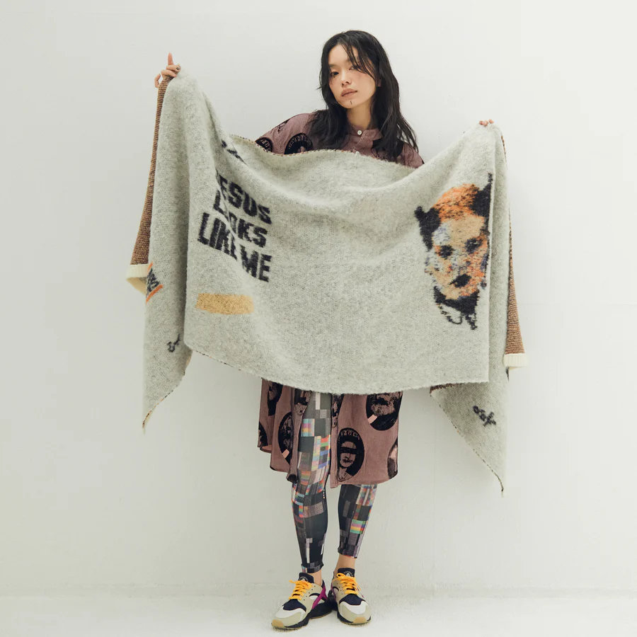 【受注】【10％ POINT還元!!】【STOFストフ】Alternative Knit Throw（SF26AW-18）(2色） | すべて ...