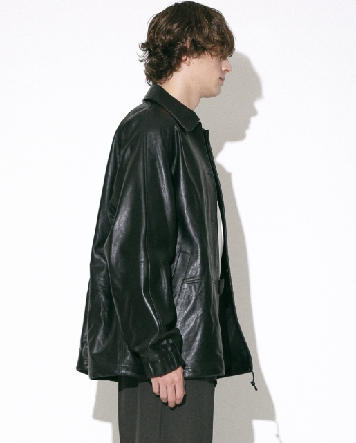 Beautiful People 24AW レザーコーチジャケット 40サイズ ビューティフルピープル beautiful people 24aw ラムレザー